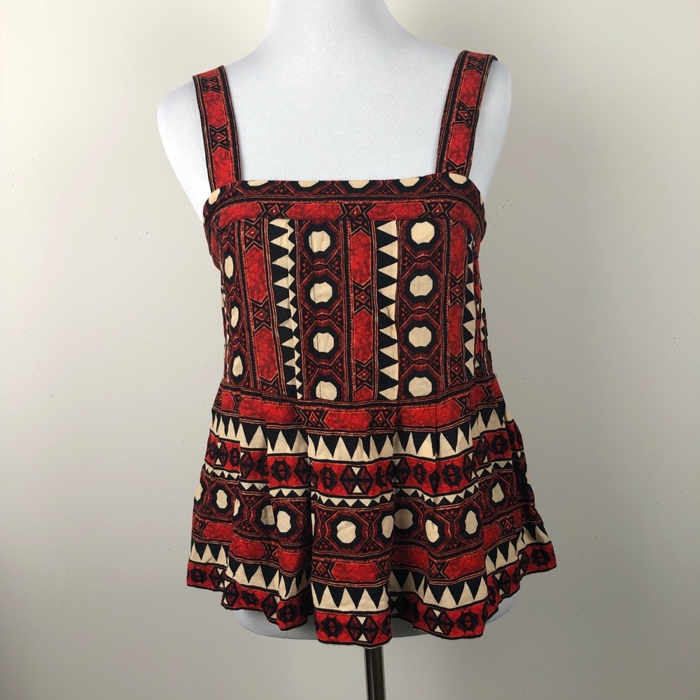 H&M - Sleeveless Peplum Tank Top - Size 4